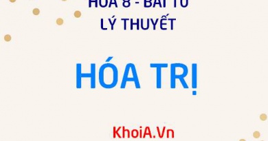 Quy tắc hóa trị là gì? Cách xác định hóa trị của một nguyên tố trong hợp chất AxBy - Lý thuyết Hóa 8 bài 10